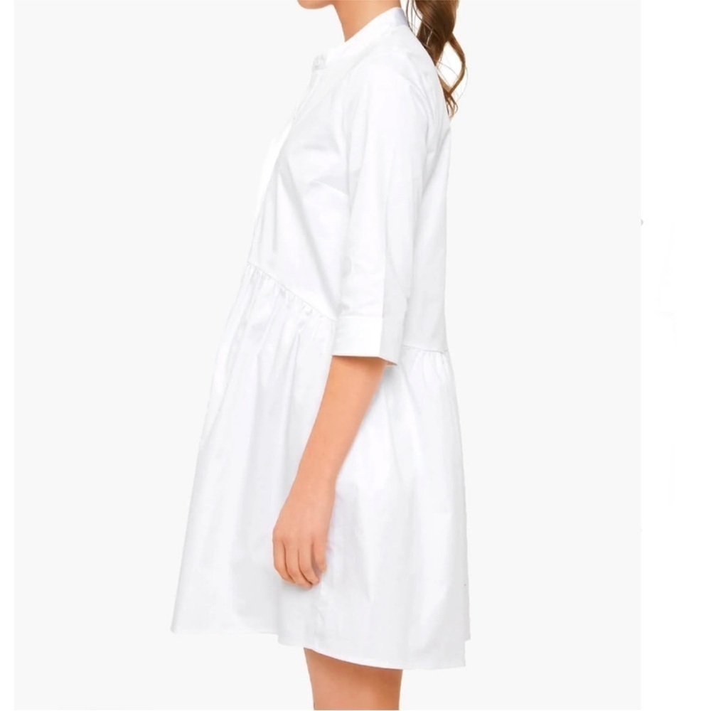 Tuckernuck Dress Royal Shirt Dress Button Down Mini in White - Picture 2 of 5